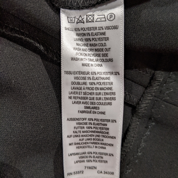 French Connection Black Whisper One Shoulder Ruffled Dress Size 4 - Picture 8 of 10